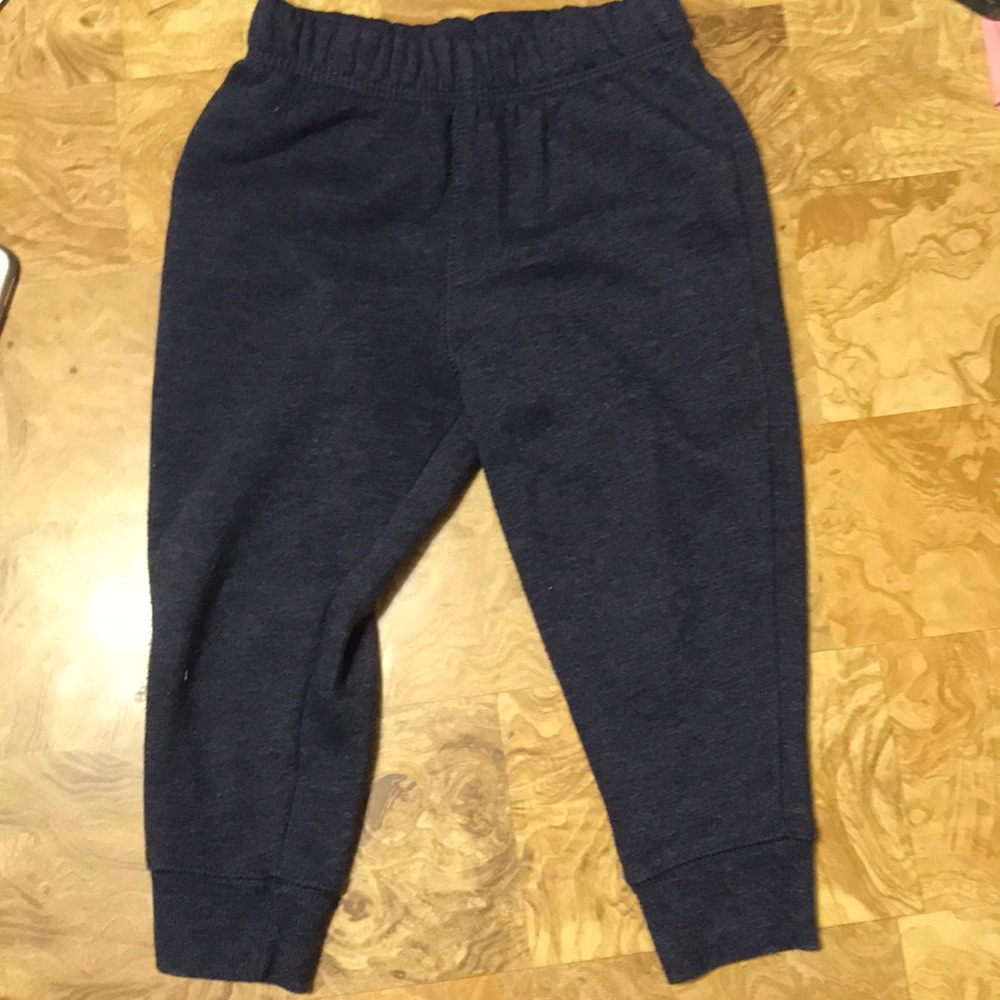 Black colored joggers